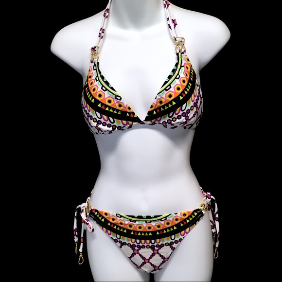 Trina Turk Other - TRINA TURK Kon Tiki Bikini  Top & Bottom Size 8